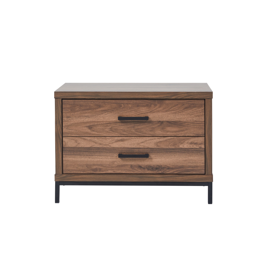 Aubrey Bedside Table Walnut