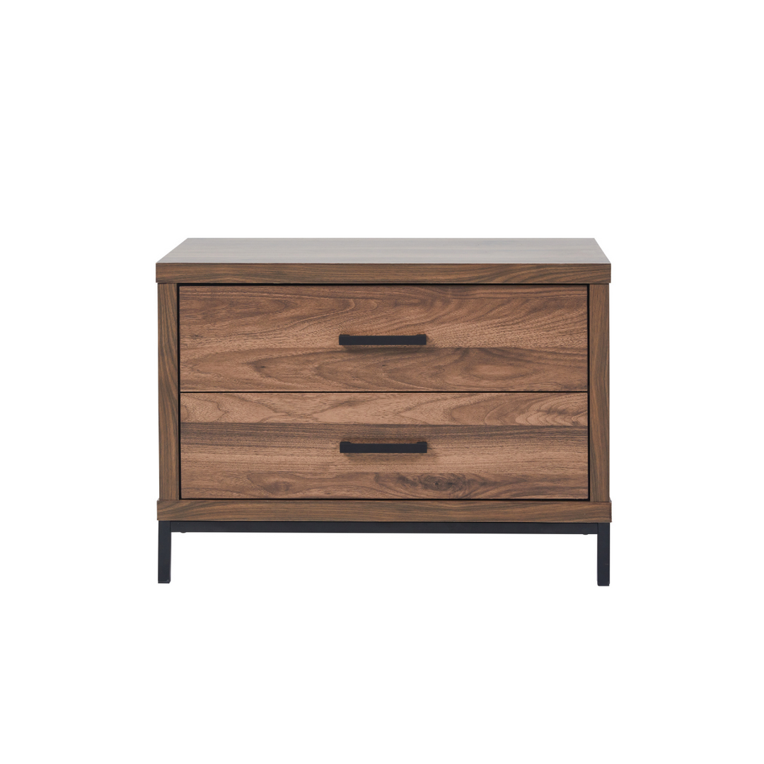 Aubrey Bedside Table Walnut