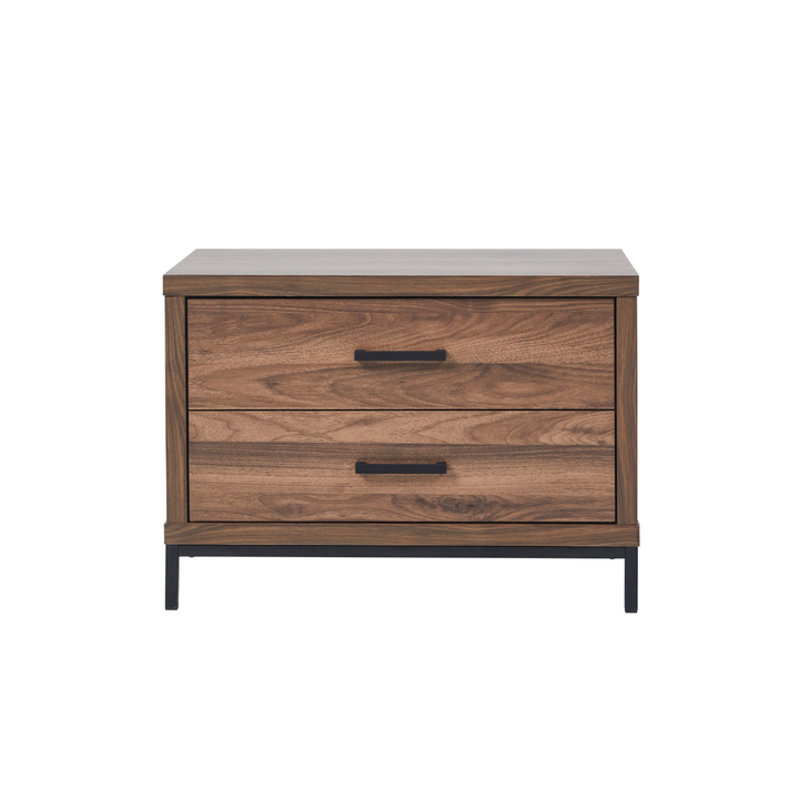 Aubrey Bedside Table Walnut