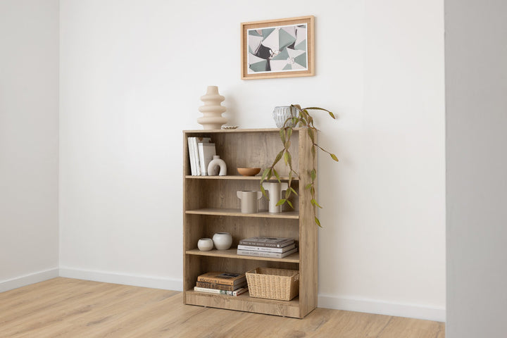 Macey 4-Tier Shelf - Oak