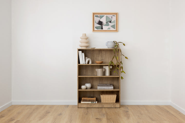 Macey 4-Tier Shelf - Oak