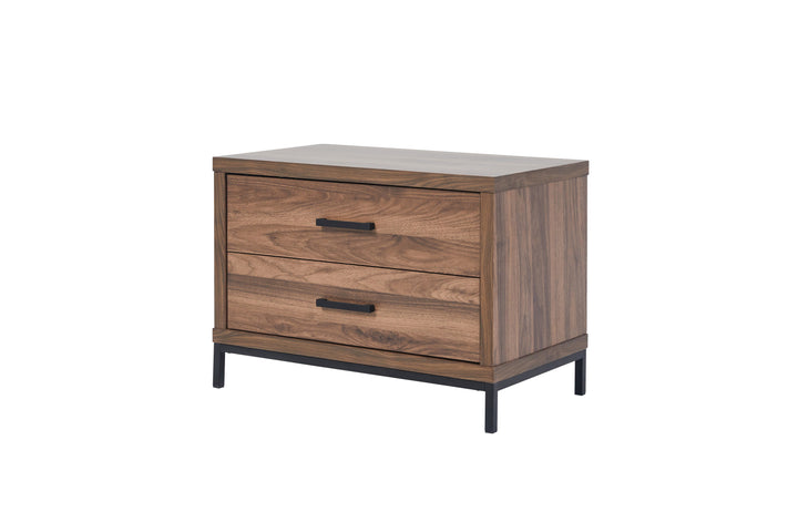 Aubrey Bedside Table Walnut