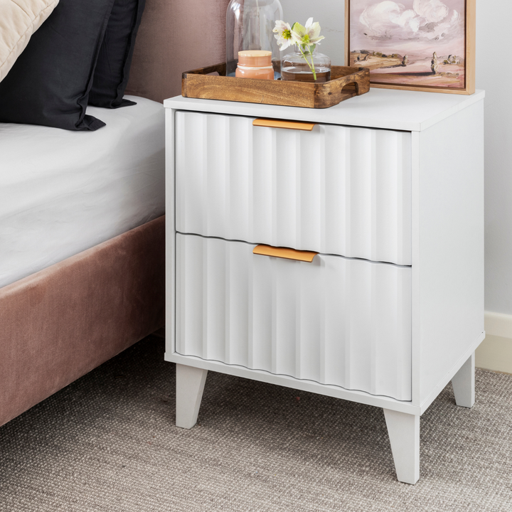 Airlie Bedside Table White