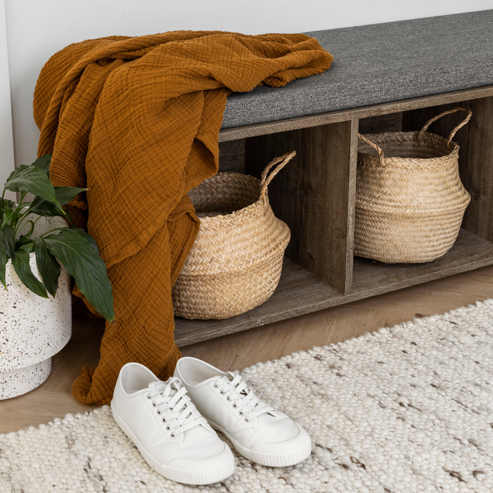 Arlington Hallway Bench Seat - Grey Oak